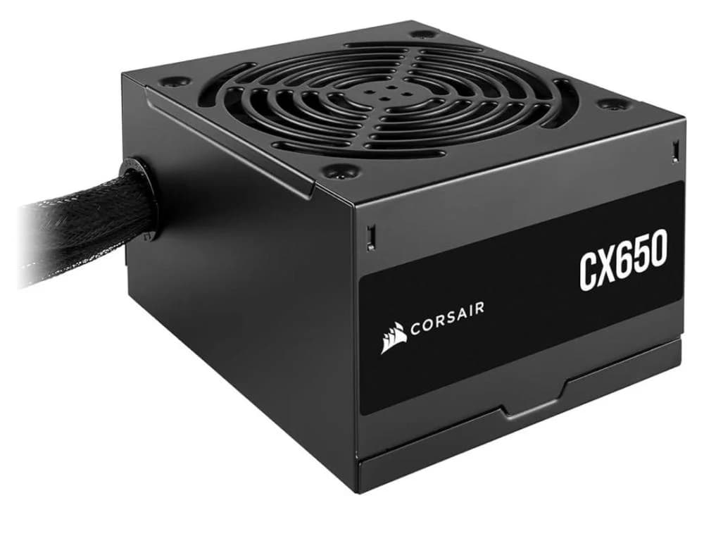 مزود طاقة CX750 80 بلس برونزي غير معياري منخفض الضوضاء ATX وات من كورسير  - اسود