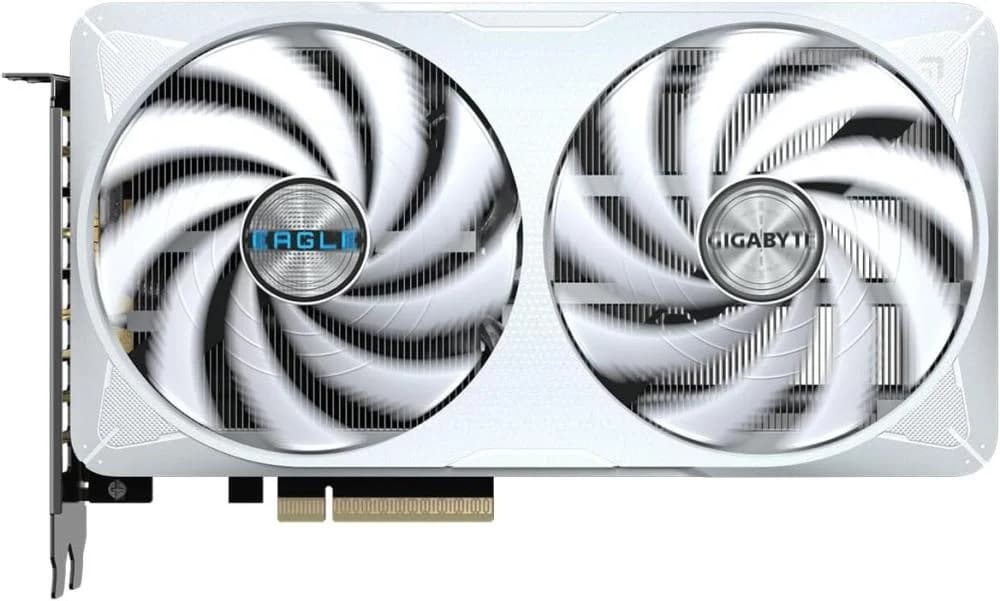 بطاقة رسومات جيفورس RTX 5060 Ti ايجل او سي ايس 16G - 16GB GDDR7، 128 بت، منفذ PCI-E 5.0، 2617MHz، 3 × منفذ عرض، 1 × HDMI، GV-N506TEAGLEOC ICE-16GD من جيجابايت